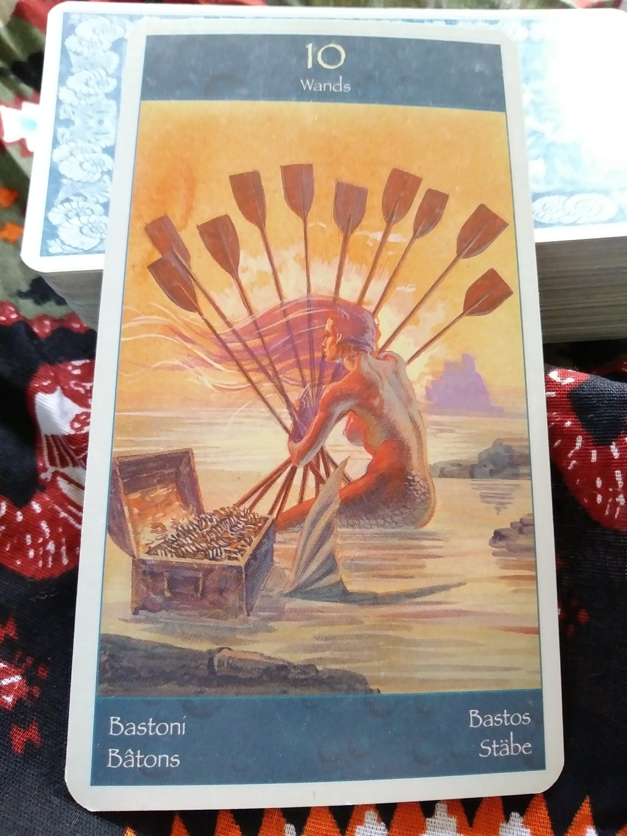 A Message from the Universe - 10 of Wands