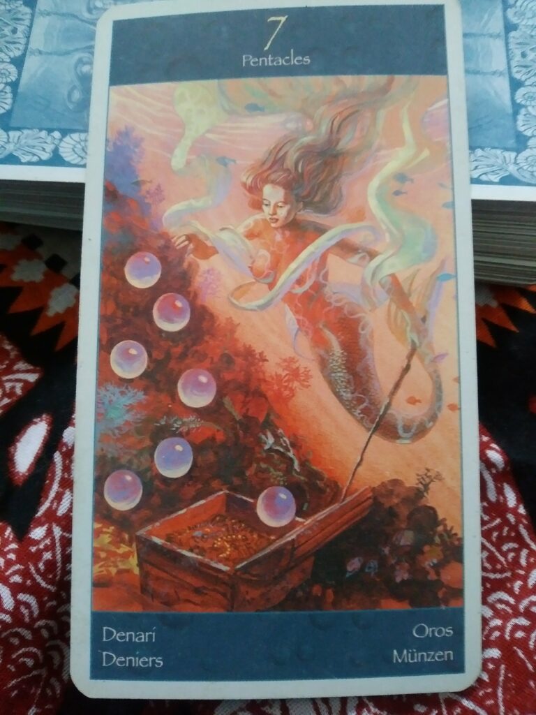 A Message from the Universe - 7 of Pentacles