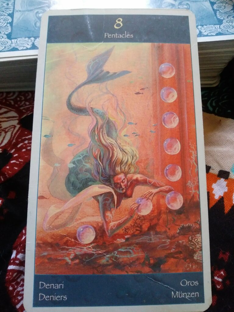 A Message from the Universe - 8 of Pentacles