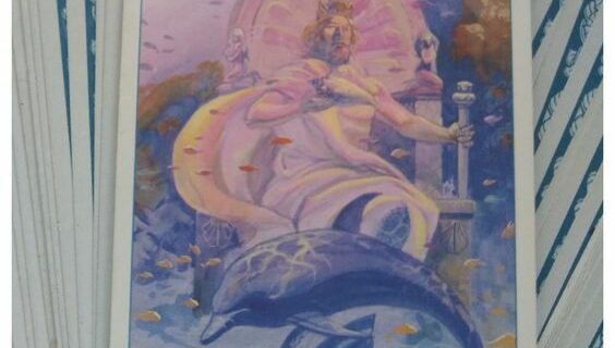 A Message from the Universe - King of Cups (reversed)