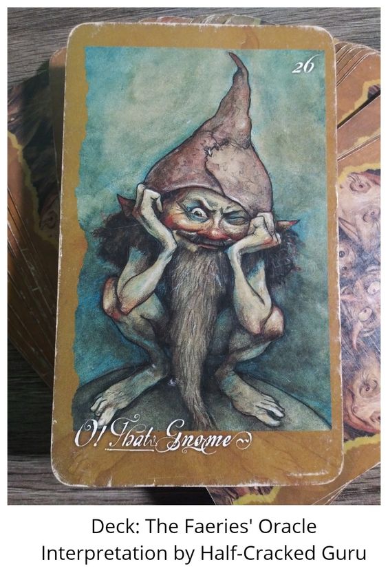 A Message from the Universe ~ O! That Gnome! The Faeries' Oracle Card