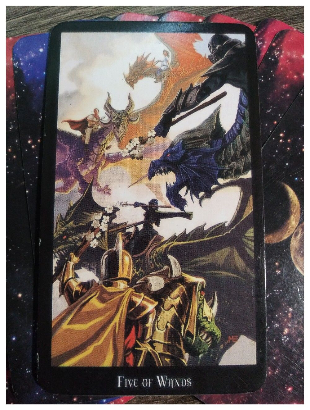 A Message from the Universe - Five of Wands