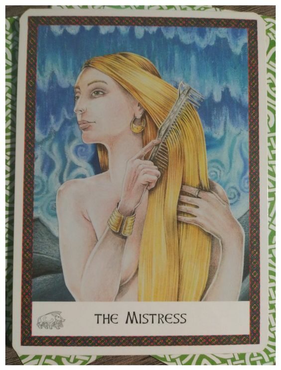 A Message from the Universe ~Battle Between Heart and Mind, Celtic Wisdom Oracle Card