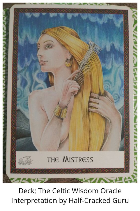 A Message from the Universe ~Battle Between Heart and Mind, Celtic Wisdom Oracle Card