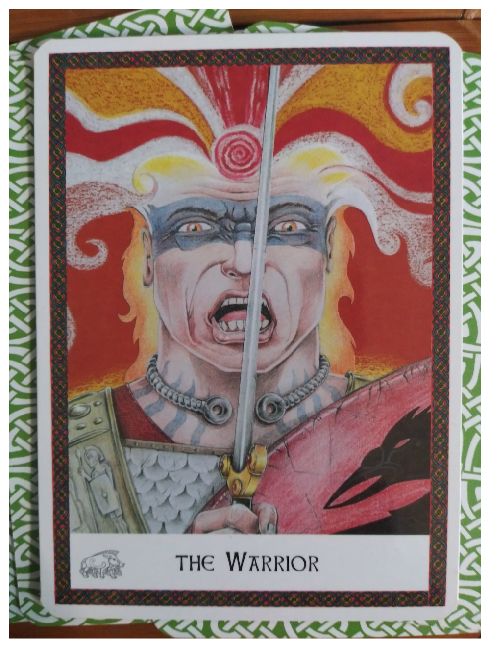 Warrior, Celtic Wisdom Oracle Card