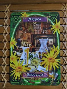 Arnica for Recovery - Kitchen Witch Oracle Card
