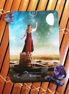 Queen of the Moon Oracle Card