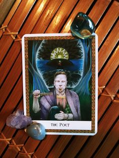 Quick Draw Daily Oracle Card ~ The Poet, Celtic Wisdom Oracle Card