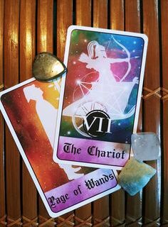 Quick Draw Daily Tarot Card ~ Full Speed Ahead!, Celestial Tarot Cards