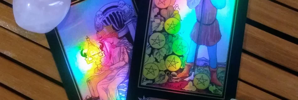 Multiple Waite Holographic Tarot Cards