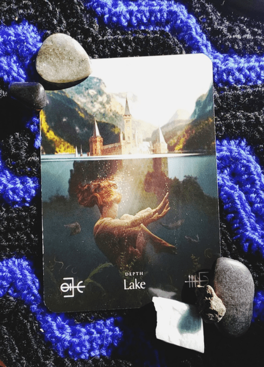 Quick Draw Daily Oracle Card ~ Slow Down and Pay Attention, Elemental Oracle Card
