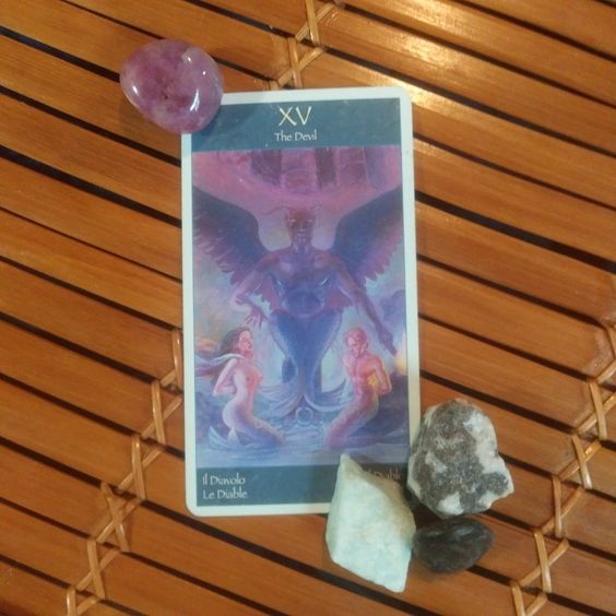 The Devil, Tarot of Mermaids Card A Message from the Universe ~ Break Those Chains!