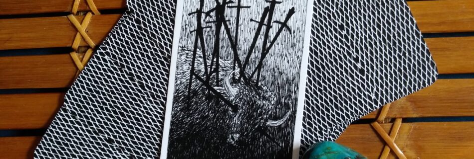 10 of Swords, Mini Wild Unknown Tarot, A message from the Universe