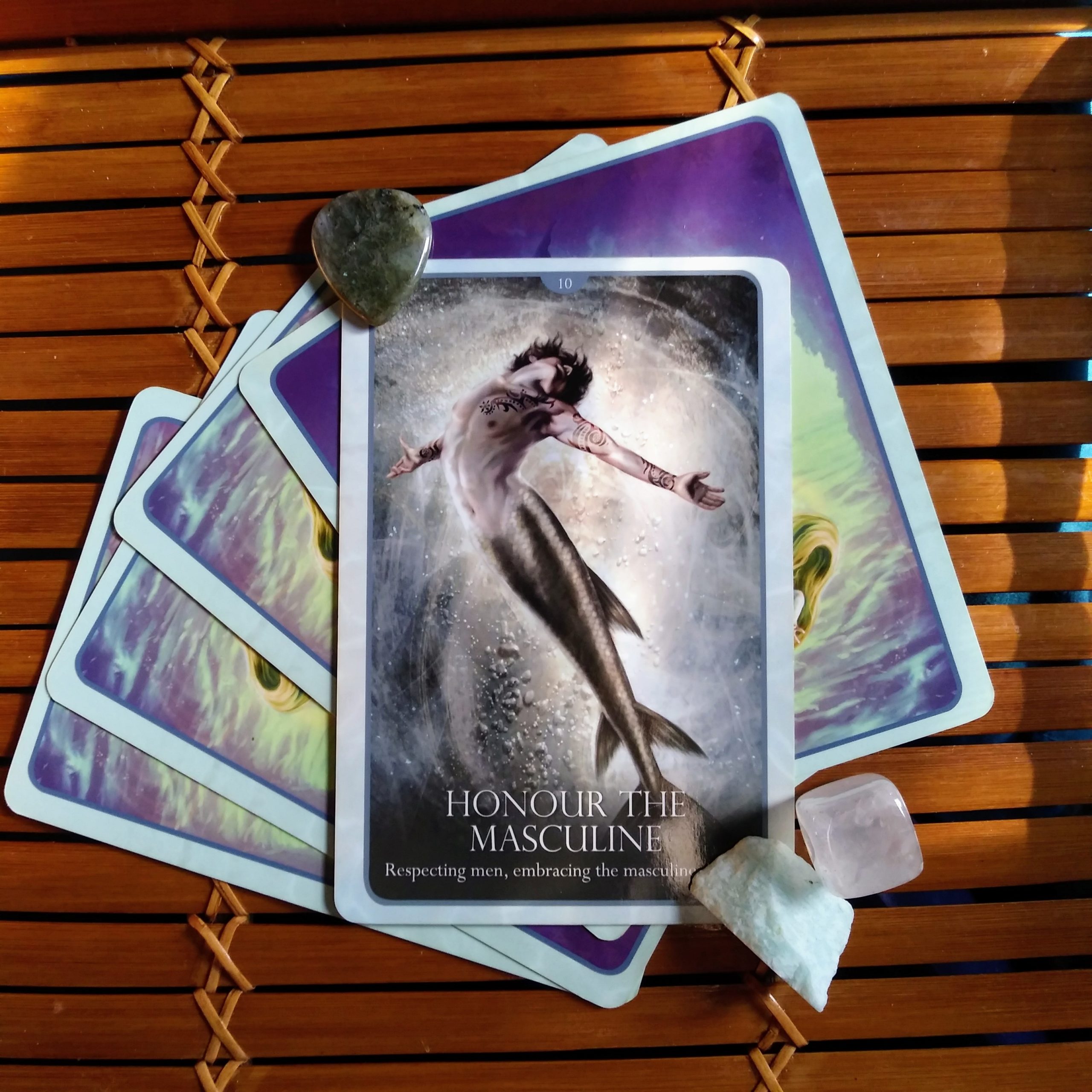 Honor the Masculine, Oracle of the Mermaids Card, Message from the Universe
