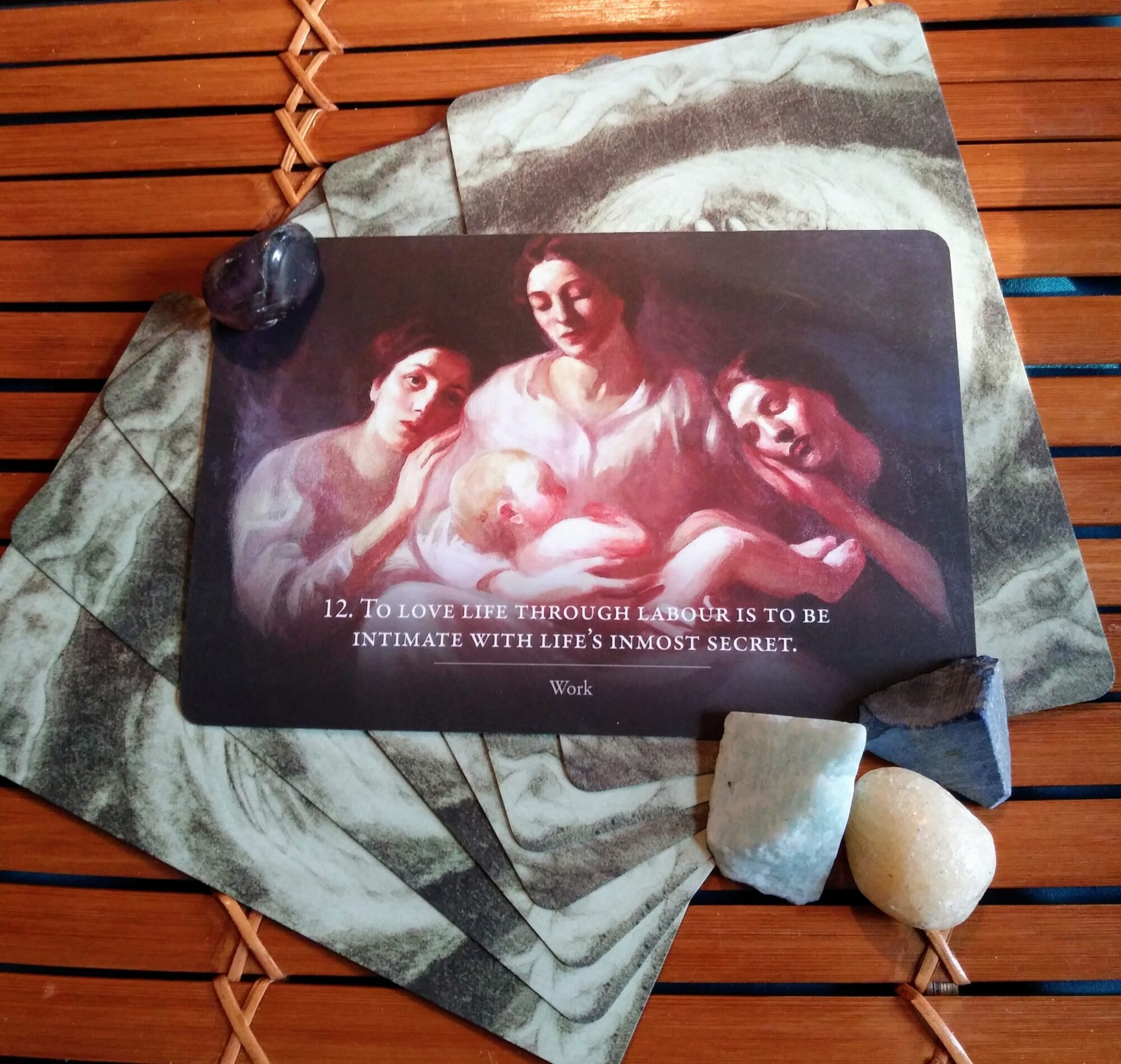 To Love Life through Labor, The Prophet Oracle Card