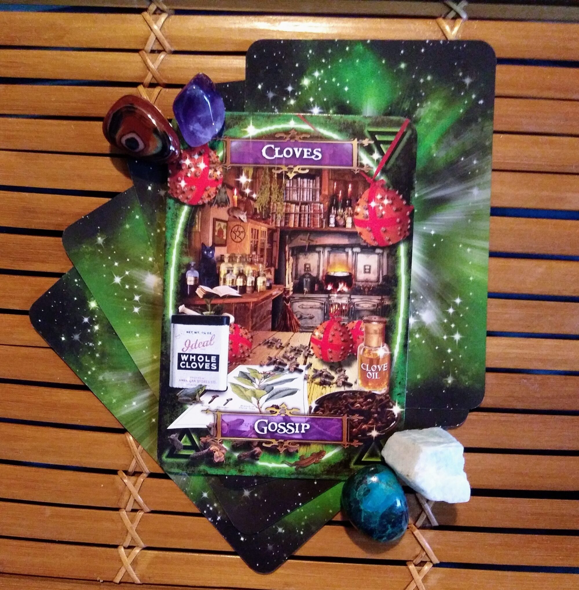 A Message from the Universe ~ Gossip, Witches' Kitchen Oracle Card