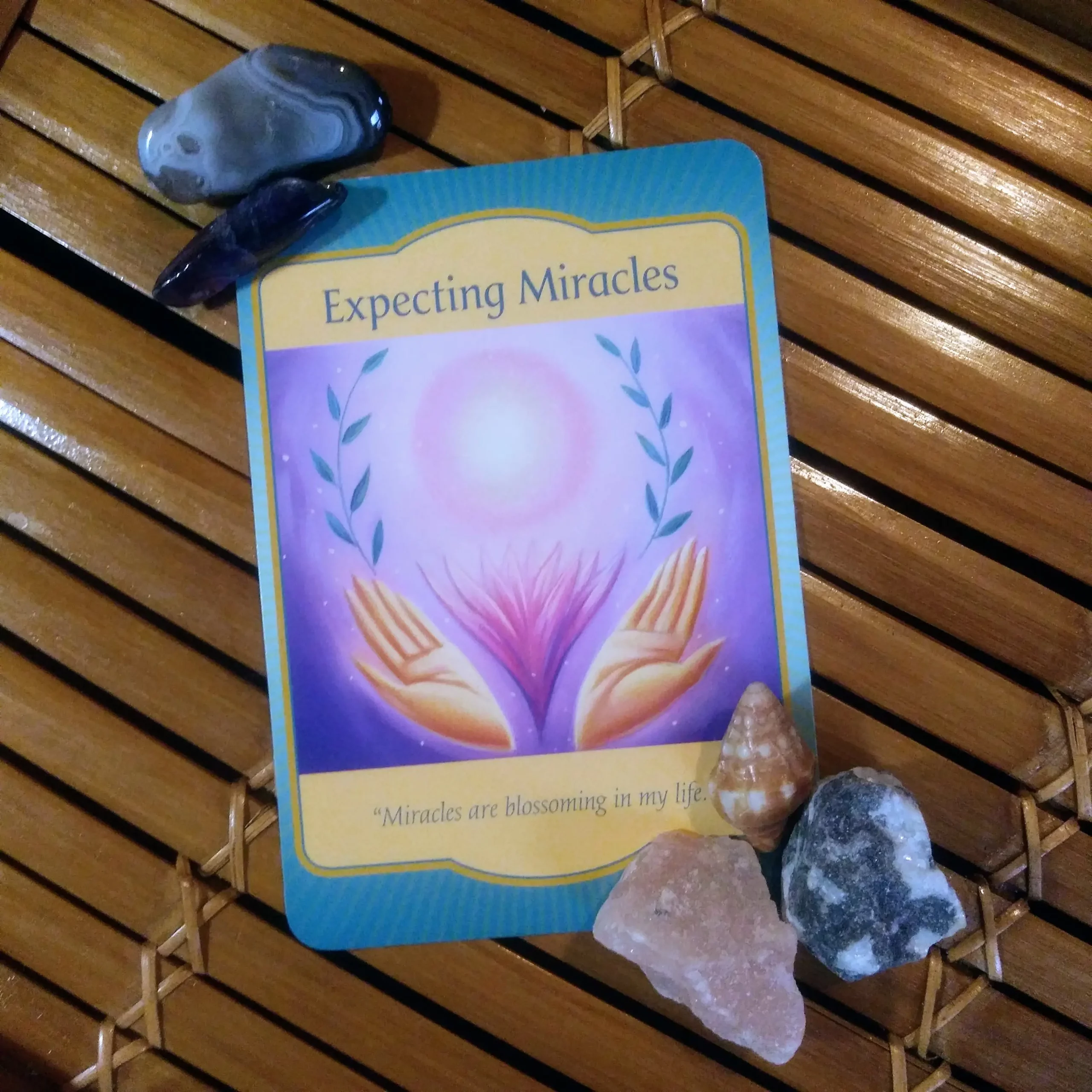 Expecting Miracles, Gateway Oracle Card, Message from the Universe