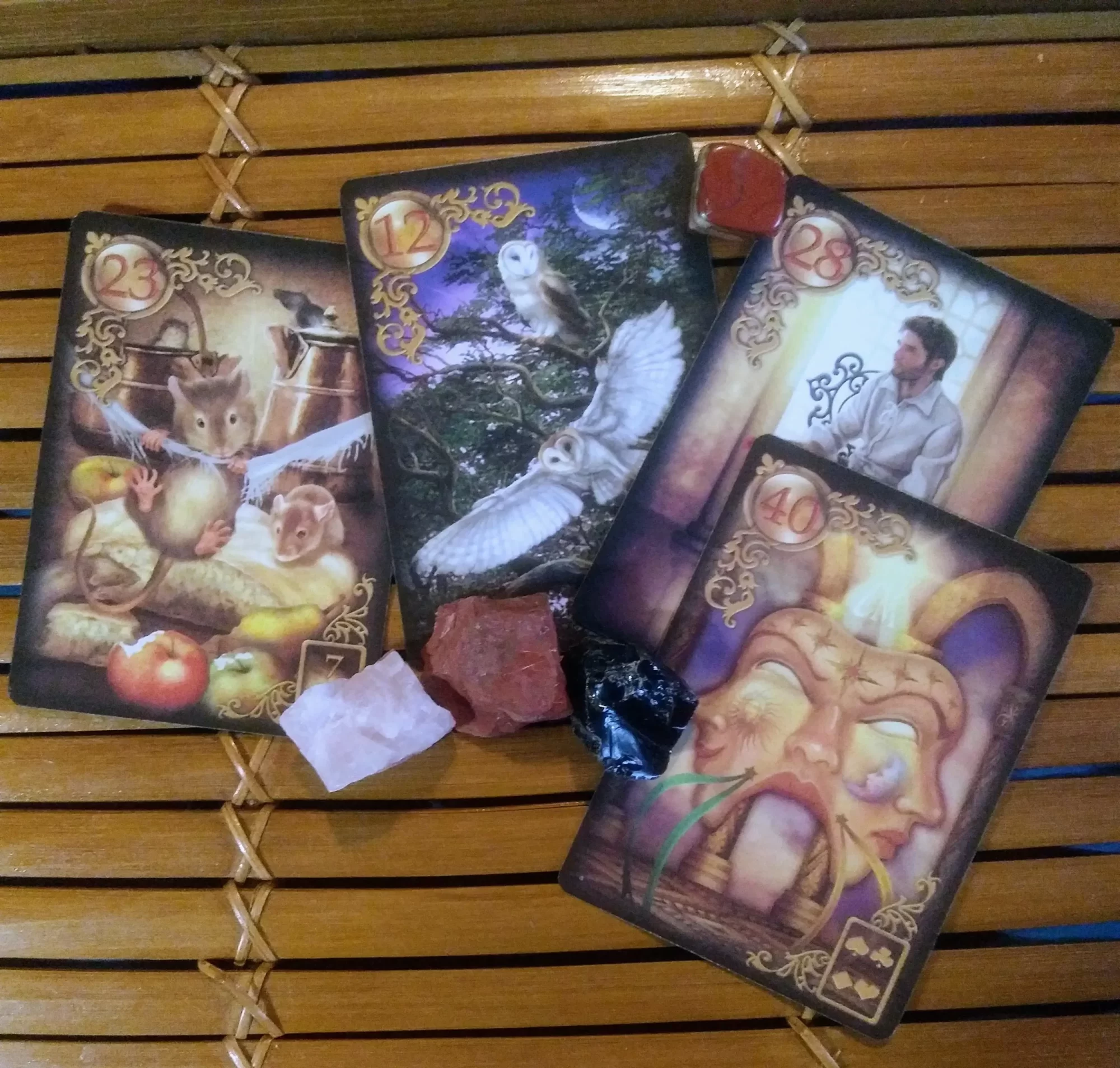 Multiple Gilded Reverie Cards Message from the Universe