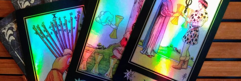 A.E. Waite Holographic Tarot Cards