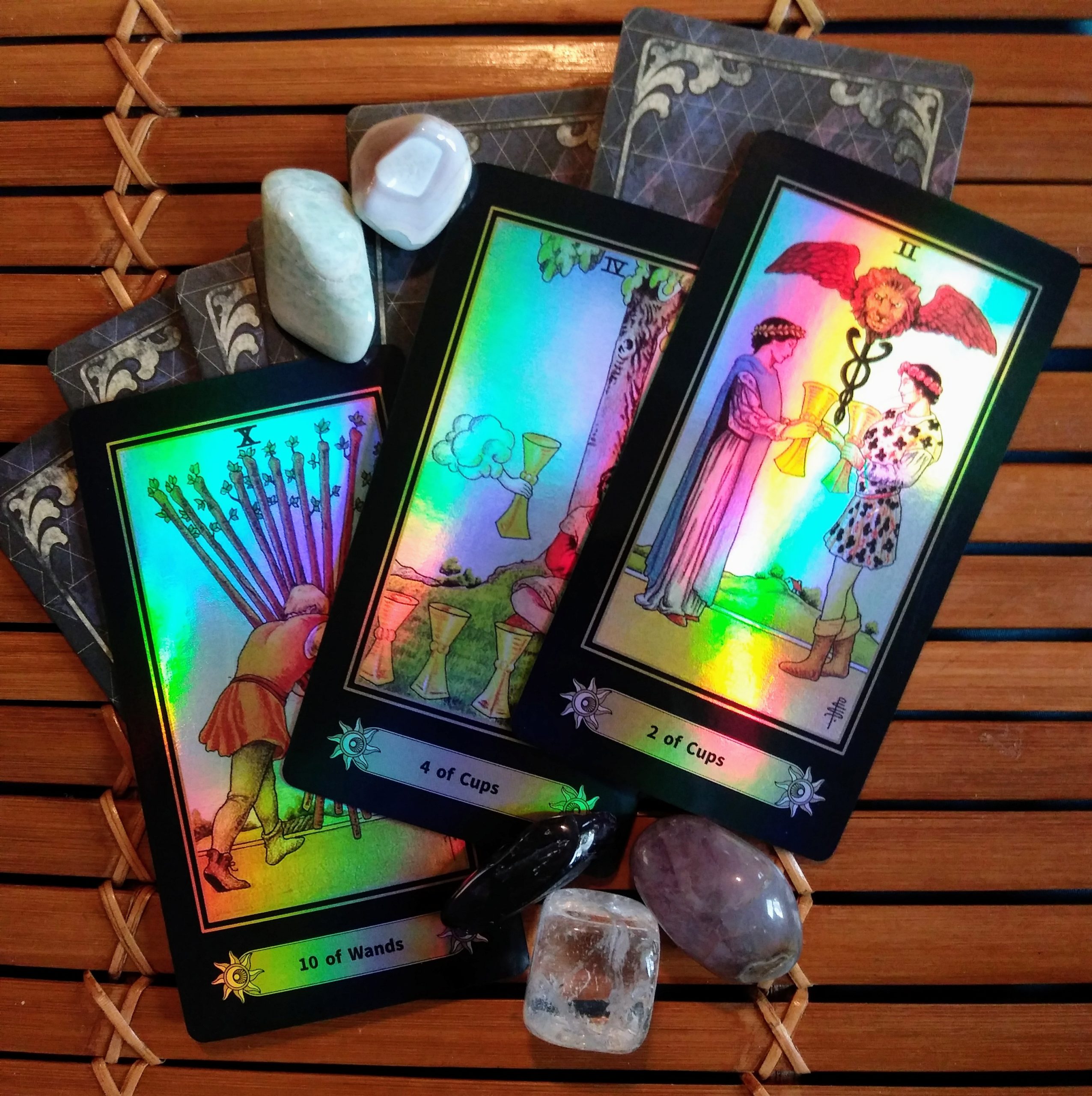 A Message from the Universe ~ A Fulfilling Union, A.E. Waite Holographic Tarot Cards