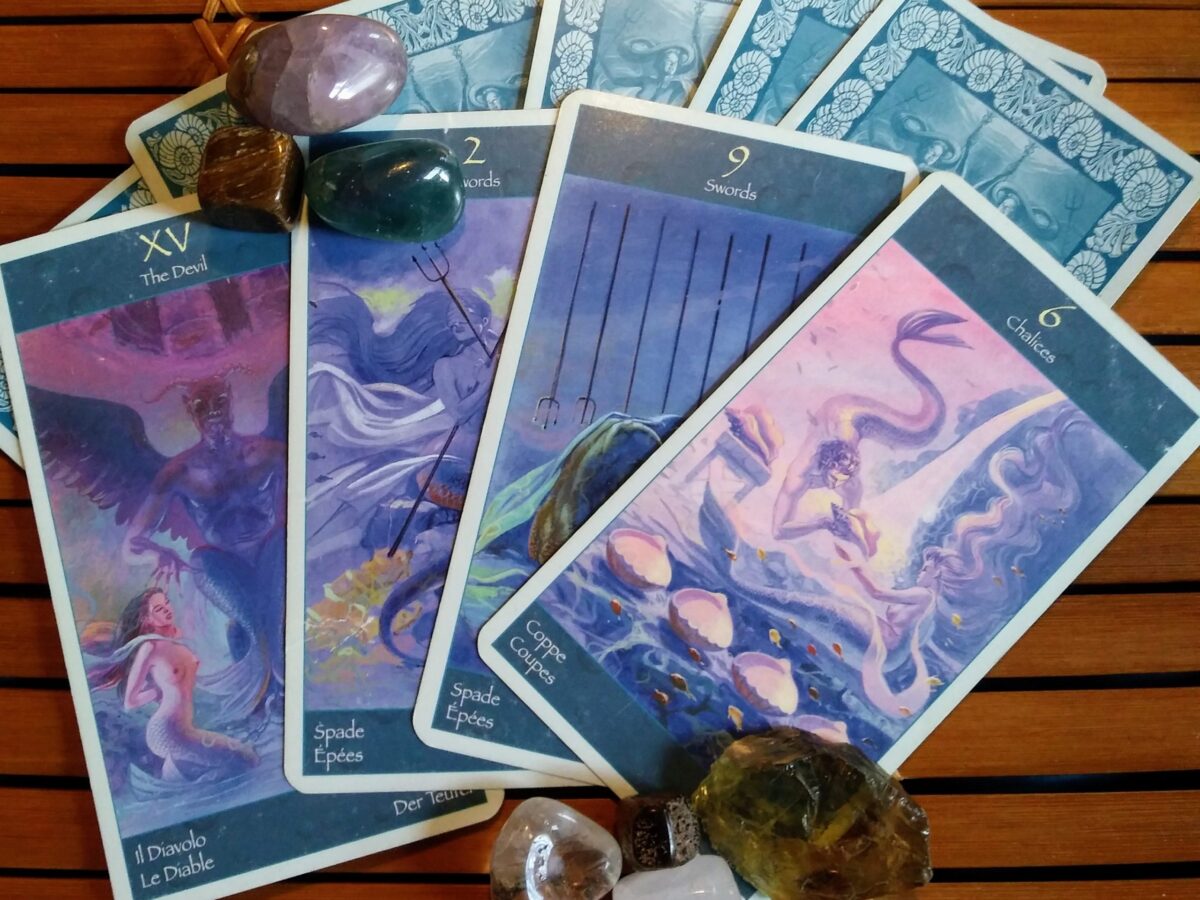 Multiple Tarot of Mermaids Cards, Message from the Universe