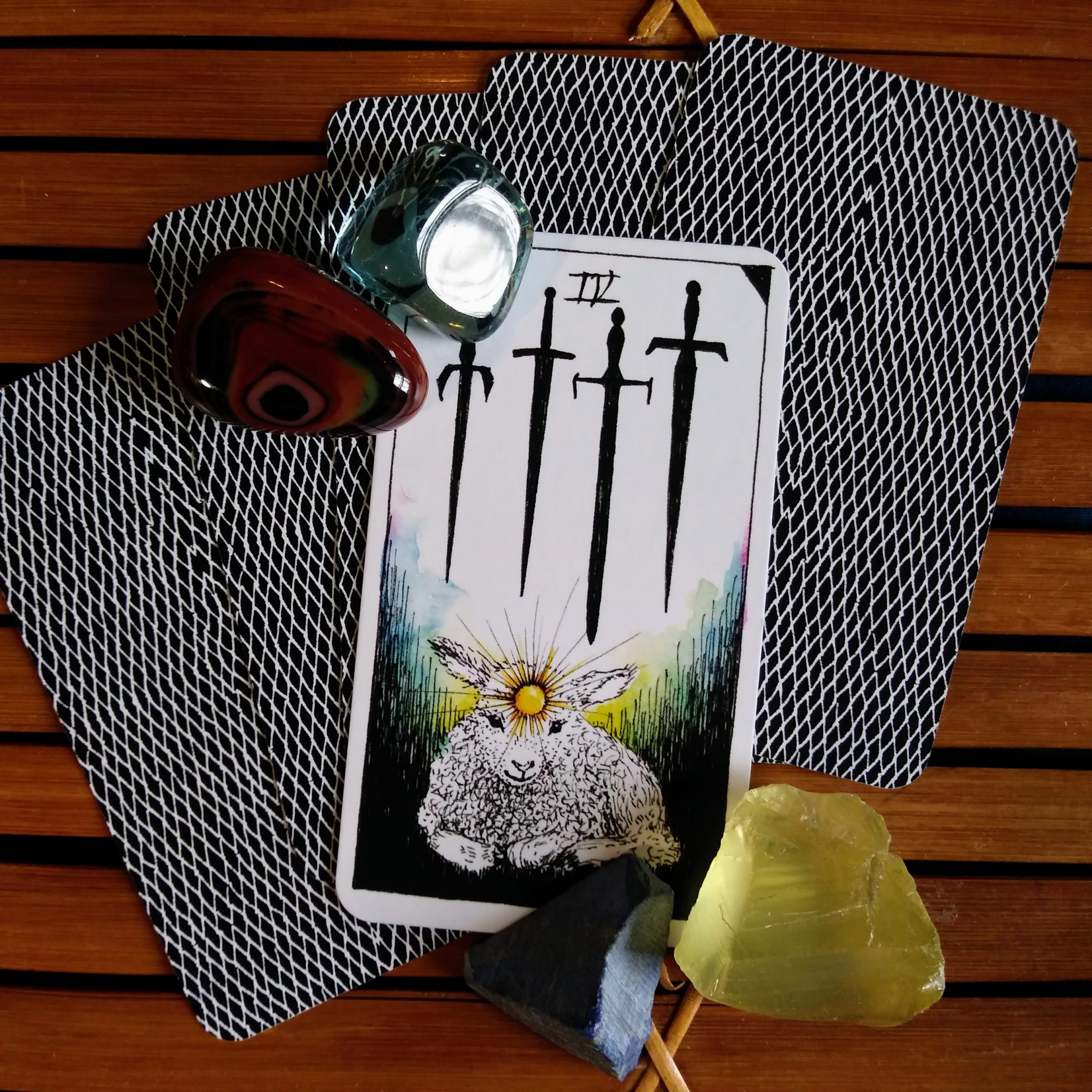 A Message from the Universe ~ A Period of Rest, Wild Unknown Pocket Tarot Card