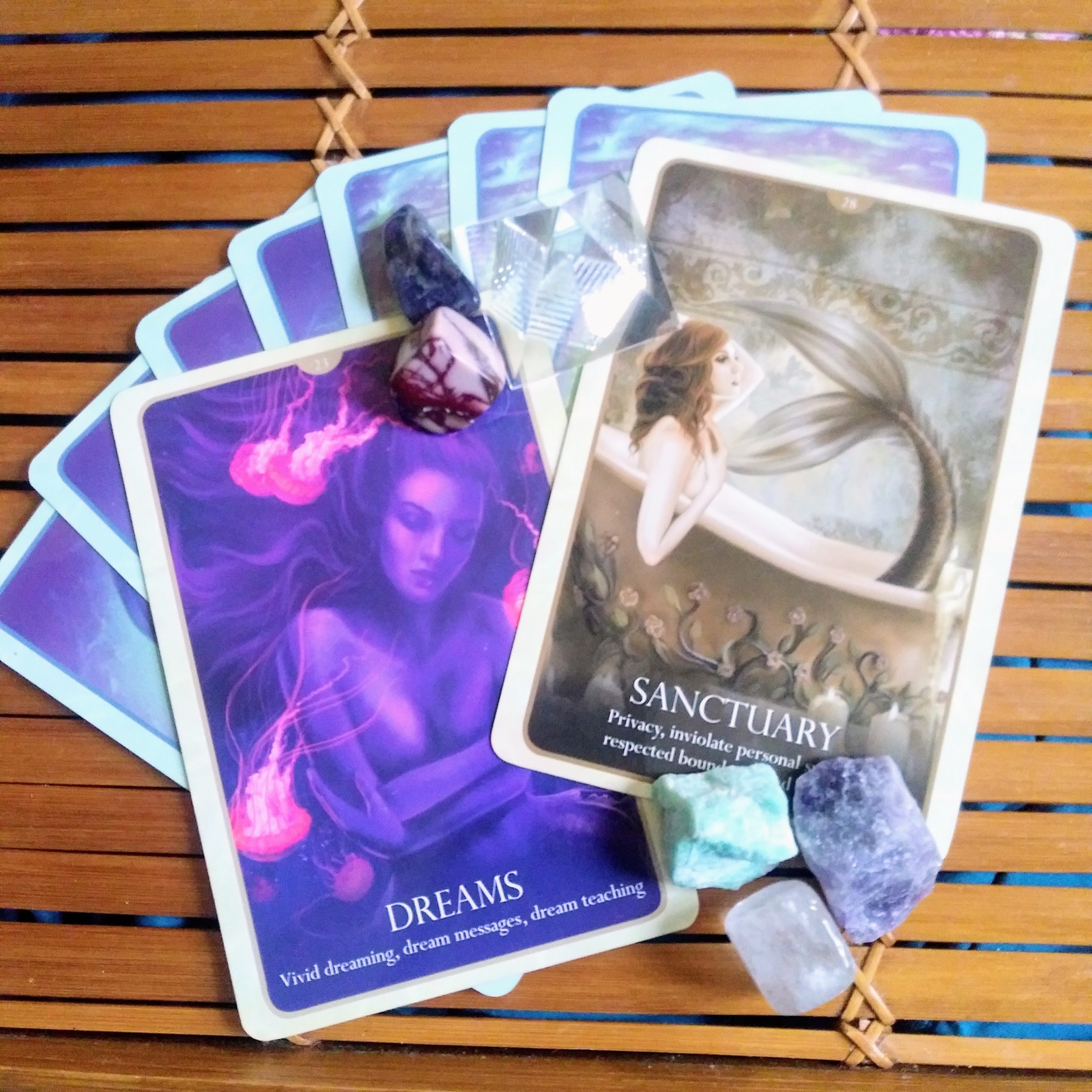 A Message from the Universe ~ Personal Space and Alone Time, Oracle of the Mermaids Cards
