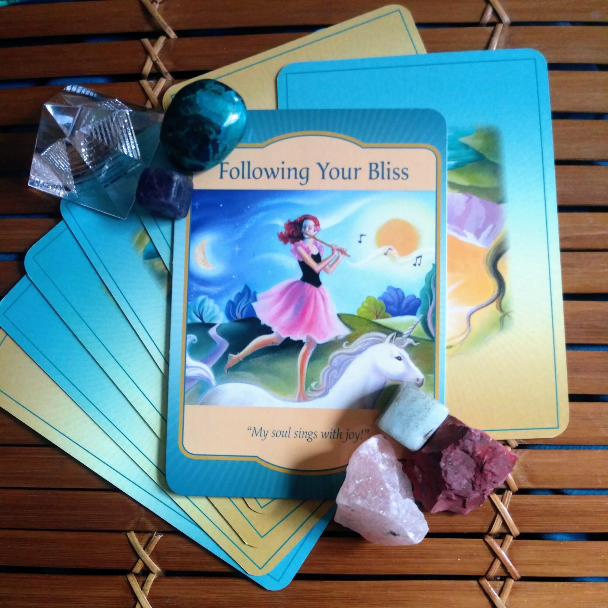A Message from the Universe ~ Following Your Bliss, Gateway Oracle Card