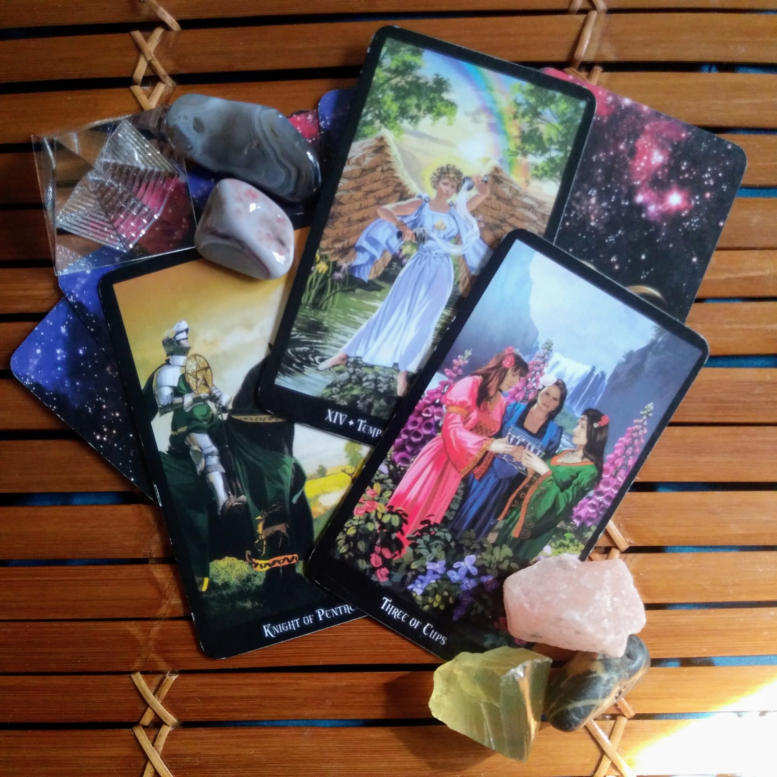 A Message from the Universe ~ Celebrate your Progress, Witches Tarot Cards