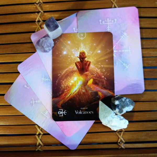A Message from the Universe ~ Volcanoes, Elemental Oracle Card
