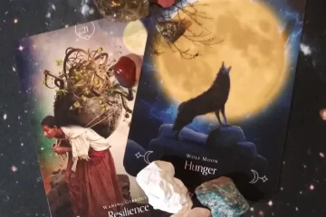 A Message from the Universe ~ Survivor No More, Queen of the Moon Oracle Cards