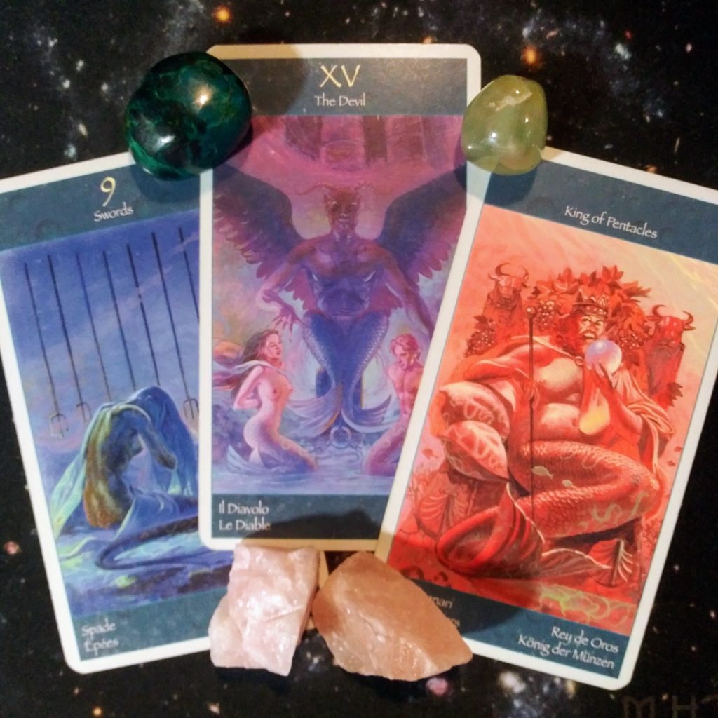 A Message from the Universe ~ Balance and Moderation, Multiple Tarot of Mermaids Cards