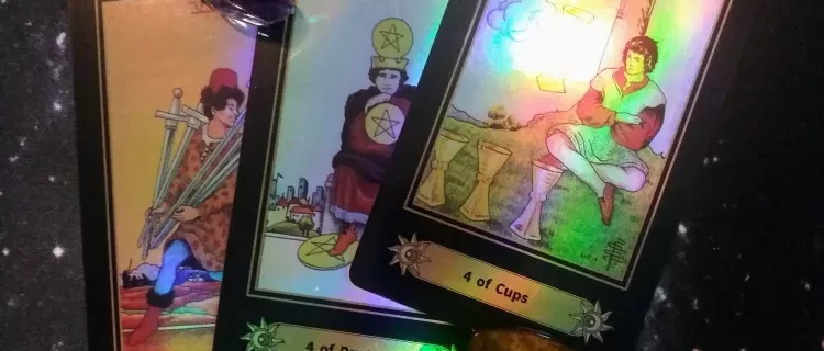A Message from the Universe ~ Open Up to the New! A.E. Waite Holographic Tarot Cards