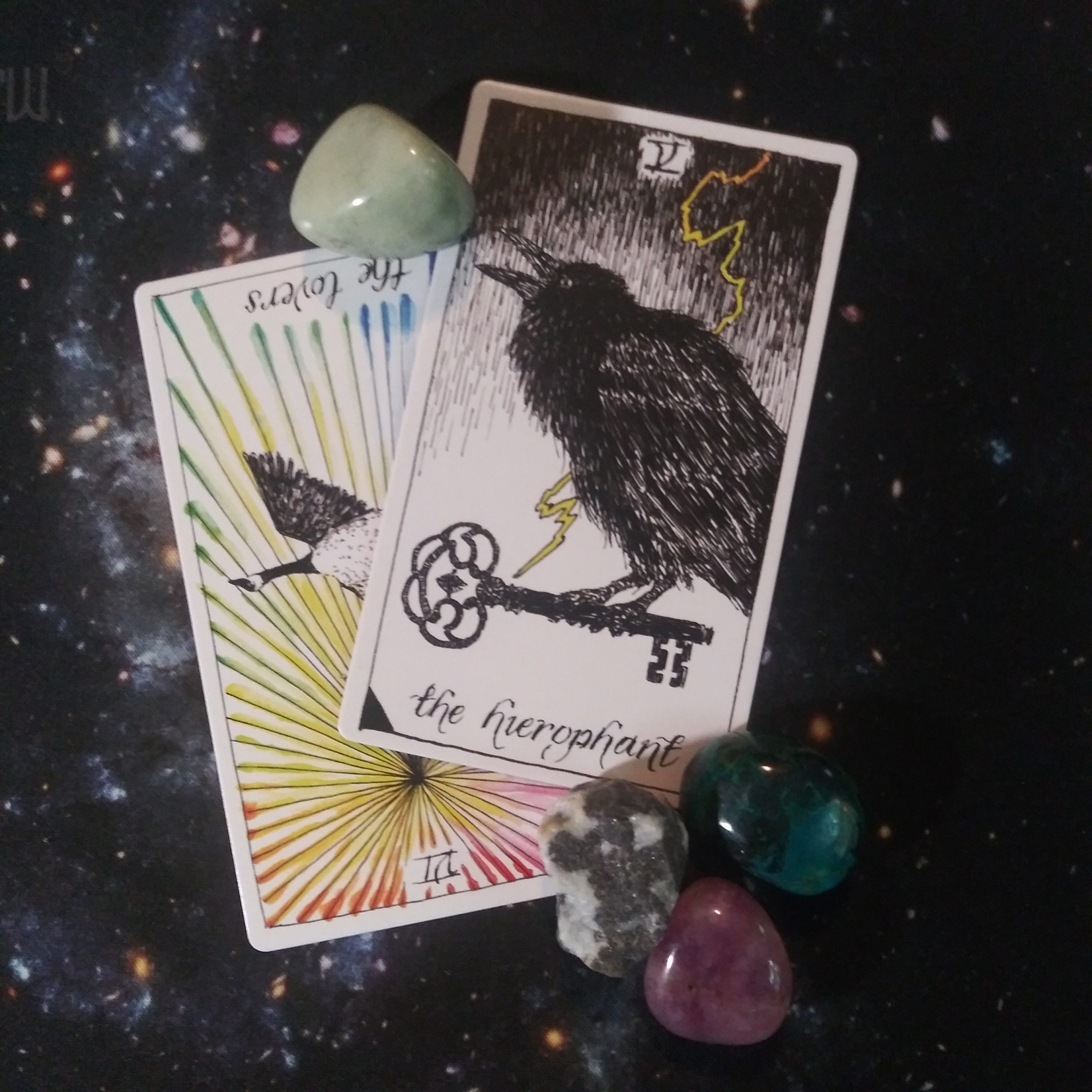 A Message from the Universe ~ Disconnection and UNlearning, Multiple Wild Unknown Tarot Cards