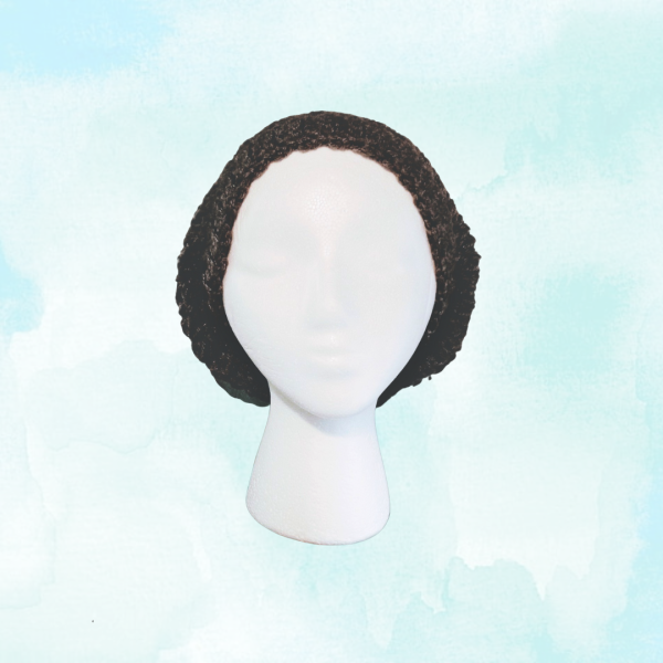 Comfy Gray Slouch Beanie Handmade Unisex Winter Hat, front view