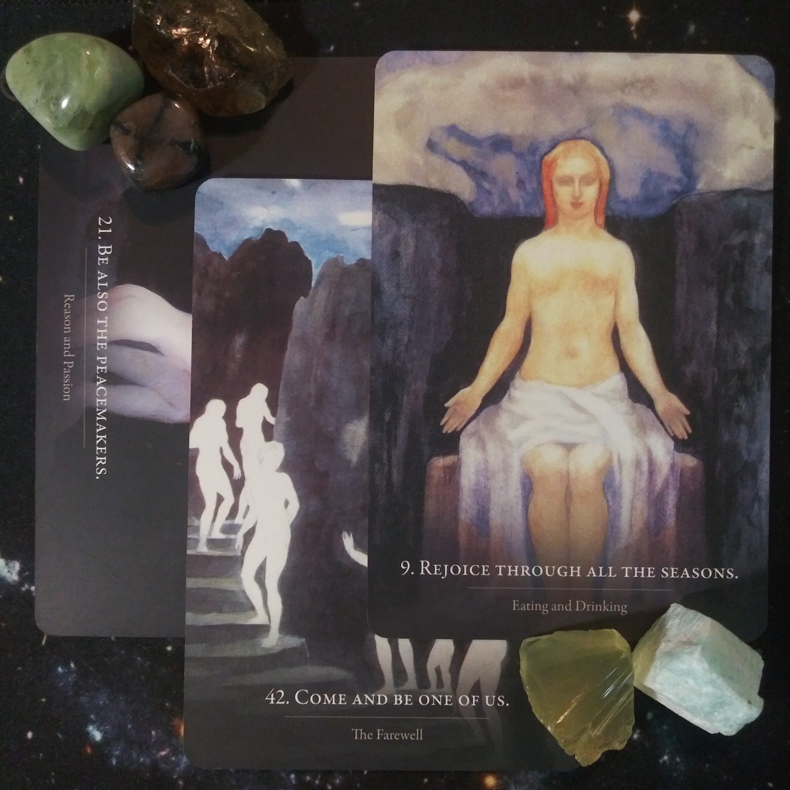 A Message from the Universe ~ Building Bridges and Flow, Multiple Prophet Oracle Cards