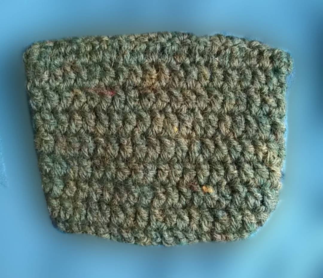 Olive Crochet Privacy Pouch/Card Holder, Custom Crochet by Half-Cracked Guru