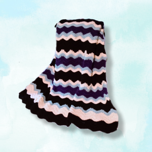 Stormy Sea Ocean Inspired Throw Blanket Handmade With Love! drape