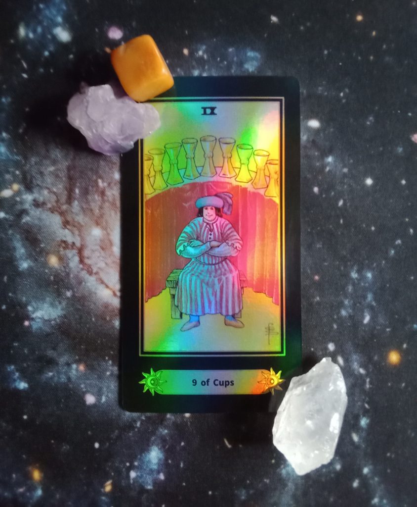 A Message from the Universe ~ The Wish Card! A.E. Waite Holographic Tarot