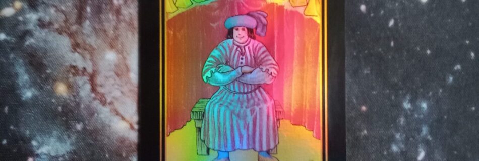 A Message from the Universe ~ The Wish Card! A.E. Waite Holographic Tarot