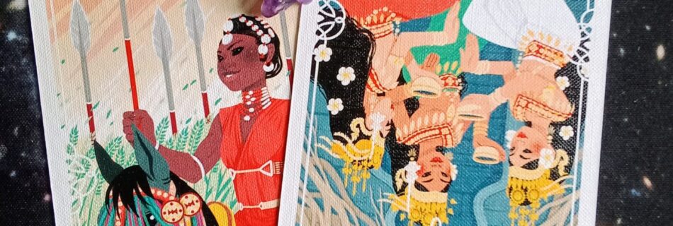A Message from the Universe ~ Glowing Up Aint Easy, Multiple Elemental Oracle Cards