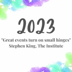 2023 Calendar Cover, Stephen King Quote