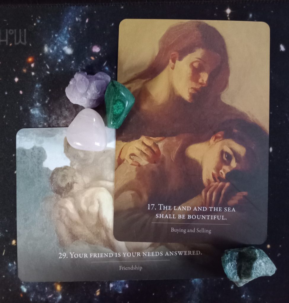 A Message from the Universe ~ Spend Time Not Money, Multiple Prophet Oracle Cards