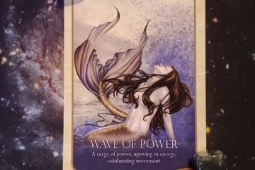 A Message From the Universe ~ Big Energy Needs an Outlet, Oracle of the Mermaids Card