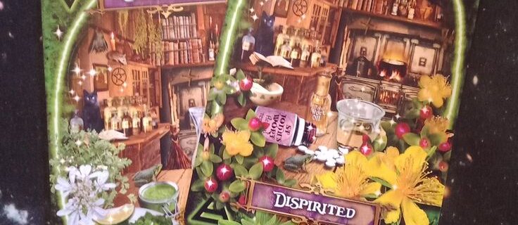 A Message From the Universe ~ Beware of Self-Doubt, Witches Kitchen Oracle Cards