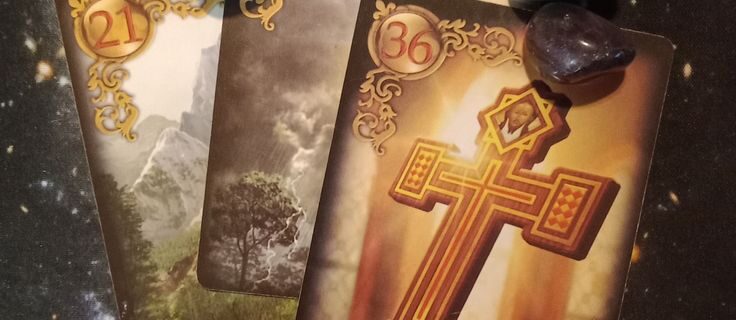 A Message From the Universe ~ Don't Get Sucked Back In, Gilded Reverie Lenormand Cards