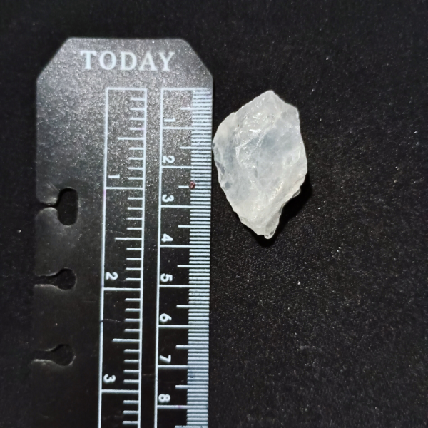 Clear Quartz Healing Crystal, Raw, 1 Stone, ruler, about 4 cm