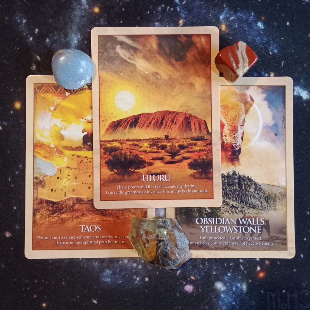 A Message From the Universe ~ All Roads Lead Home, Multiple Earth Power Oracle Cards