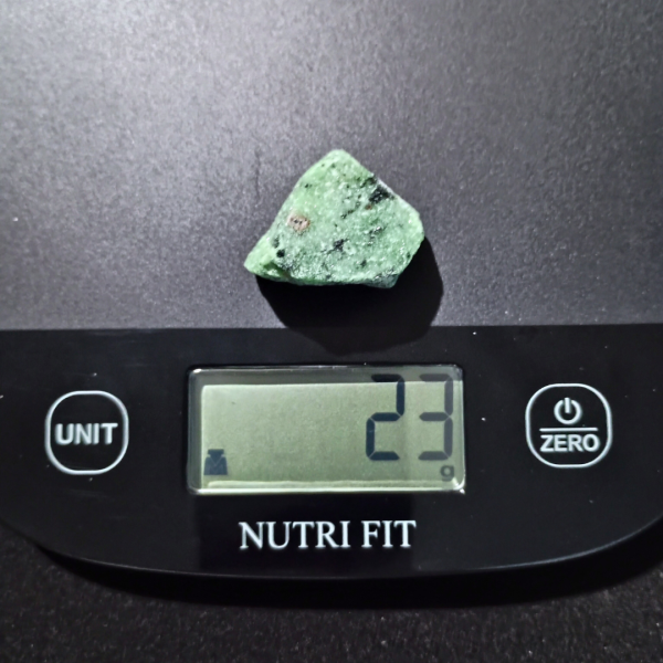 Ruby Zoisite Healing Crystal, Raw, scale 23 grams