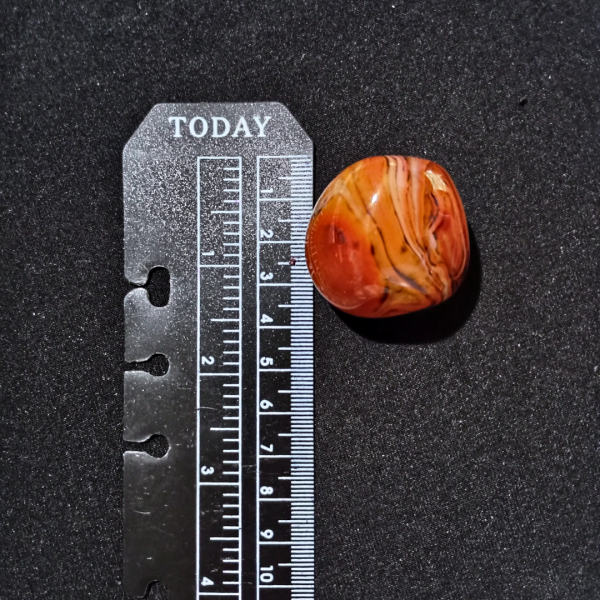 Silk Agate Healing Crystal, ruler 4 cm